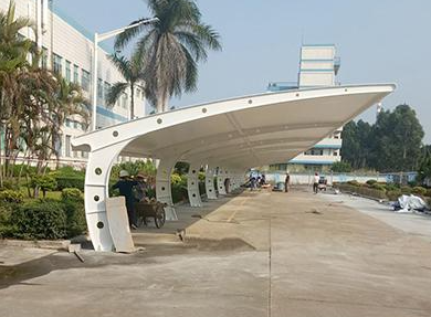 合肥膜結(jié)構(gòu)車棚如何建造？